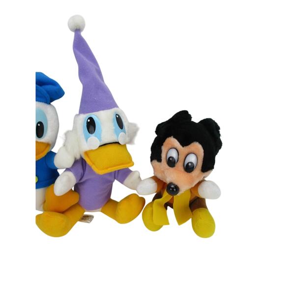 Vintage Disney Mickey's Christmas Carol Plush Stuffed Toys 1984 lot of 5 - Picture 3 of 5